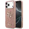 Image de Étui Guess Fixed Glitter Big 4G pour iPhone 17 Pro Max rose - Neuf