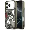 Image de Étui Karl Lagerfeld Liquid Glitter Choupette Logo MagSafe pour iPhone 17 Pro noir - Neuf
