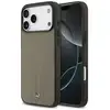 Image de Étui Mercedes Leather The Move MagSafe pour iPhone 17 Pro Max, couleur taupe - Neuf