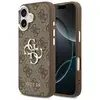 Image de Guess Coque 4G Metal Logo Backcover pour Apple iPhone 17 - Silver Edge - Brown - Neuf