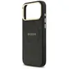 Image de GUESS case for IPHONE 17 Pro Max compatible with MagSafe GUHMP17XPSAMSECK (PU W/ Peony Hot Stamp) black