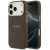 Image de GUESS case for IPHONE 17 Pro compatible with MagSafe GUHMP17LPSAMSECW (PU W/ Peony Hot Stamp) brown