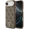 Image de Coque Guess 4g Avec Logo Triangulaire Et Magsafe Pour Iphone Air, Marron Et Or