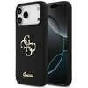 Image de Coque Guess Silicone Big 4g Script Pour Iphone 17 Pro Max Noire