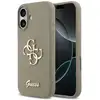 Image de Étui Guess Silicone Big 4G Script pour iPhone 17 marron - Neuf