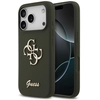 Image de Coque Guess Silicone Big 4g Script Pour Iphone 17 Pro Kaki