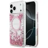 Image de Étui Guess Resin Bottom Glitter MagSafe pour iPhone 17 Pro Max rose - Neuf