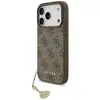 Image de Étui Guess 4G Charms Collection MagSafe pour iPhone 17 Pro marron - Neuf