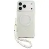 Image de Etui Guess IML Flowers Electro Pearl Strap MagSafe do iPhone 17 Pro Max bia?y - Neuf