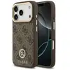 Image de Étui Guess 4G Strass Logo MagSafe pour iPhone 17 Pro marron - Neuf