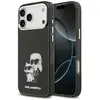 Image de Étui Karl Lagerfeld IML Aquarelle Karl & Choupette & Logo MagSafe pour iPhone 17 Pro Max noir - Neuf