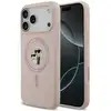 Image de Étui Karl Lagerfeld Silicone Karl&Choupette Ring MagSafe pour iPhone 17 Pro Max rose - Neuf
