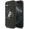 Image de Étui Karl Lagerfeld Silicone Karl&Choupette Ring MagSafe pour iPhone 17 noir - Neuf