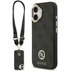 Image de GUESS case passend für IPHONE 17 compatible with MagSafe GUHMP17SP4G4DCSK (PU W/ Strass Logo & Big Strap Metal Buttons) black