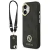 Image de Étui Guess 4G Strass Logo & Big Strap Metal Buttons MagSafe pour iPhone 17 noir - Neuf