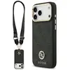 Image de Étui Guess 4G Srtass Logo & Big Strap Metal Buttons MagSafe pour iPhone 17 Pro Max czarny - Neuf