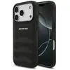Image de Étui AMG Leather Debossed Lines pour iPhone 17 Pro, noir - Neuf