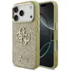 Image de Étui Guess Fixed Glitter Big 4G Metal Frame pour iPhone 17 Pro or - Neuf
