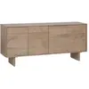 Image de Buffet Avec 4 Portes En Bois De Manguier - Naturel Clair - Berlama De Maison Céphy