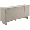 Image de Buffet Avec 4 Portes - Beige - Delorina