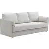 Image de Canapé 3 Places Convertible En Tissu Beige Grecco