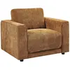 Image de Fauteuil En Tissu Texturé Terracotta Netuso