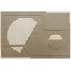 Image de Tapis Tufté En Relief 100% Laine - 160 X 230 Cm - Beige - 2000g/m² - Selunia