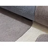 Image de Tapis Tufté 100% Laine À Motifs Abstraits - 160 X 230 Cm - Multicolore - 2400g/m² - Elina