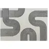 Image de Tapis Tufté 100% Laine - 160 X 230 Cm - Blanc Et Noir - 2300g/m² - Noceno
