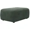 Image de Pouf En Tissu Texturé Vert Sapin Daviso