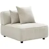 Image de Fauteuil En Tissu Chenille Beige Lelaco De Maison Céphy