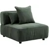 Image de Fauteuil En Tissu Chenille Vert Lelaco De Maison Céphy