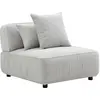 Image de Fauteuil En Tissu Chenille Gris Clair Lelaco De Maison Céphy