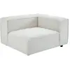 Image de Fauteuil D'Angle Droit En Velours Côtelé Beige Ruzolo