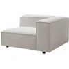 Image de Fauteuil D'Angle Droit En Tissu Chenille Beige Ruzolo