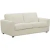 Image de Canapé 3 Places Convertible Express En Tissu Chenille Beige - Couchage 140 Cm - Matelas 12 Cm Scotimi