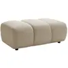 Image de Pouf En Tissu Beige Fridora