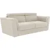Image de Canapé 4 Places Convertible Express En Tissu Texturé Beige - Couchage 160 Cm - Matelas 14 Cm - Rizora