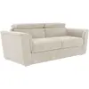 Image de Canapé 4 Places Convertible Express En Tissu Texturé Beige - Couchage 160 Cm - Matelas 22 Cm Avec Mémoire De Forme - Rizora