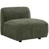 Image de Fauteuil En Tissu Bouclette Vert Danepi