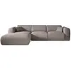 Image de Grand Canapé D'Angle Gauche En Tissu Gris Pogni De Maison Céphy