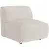 Image de Fauteuil En Tissu Chenille Beige Camilio De Maison Céphy