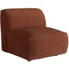 Image de Fauteuil En Tissu Chenille Terracotta Camilio De Maison Céphy