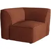 Image de Fauteuil D'Angle En Tissu Chenille Terracotta Camilio De Maison Céphy