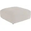 Image de Pouf En Tissu Chenille Beige Camilio De Maison Céphy