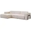 Image de Canapé D'Angle Gauche En Tissu Chiné Beige Tejami