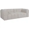 Image de Canapé 3 Places En Tissu Texturé Beige Rimalo