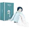 Image de Peluche Kaloo Pingouin bleu avec foulard - Jouet doux pour bébé en peluche