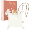 Image de Coffret cadeau Kaloo comprenant une peluche et une tétine - Jouet pour bébé, couleur crème