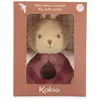 Image de Hochet lapin Kaloo, couleur bordeaux - jouet doux pour bébé
